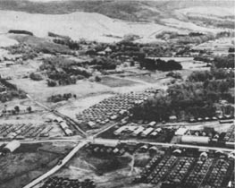 Camp Tarawa during World War II on Parker Ranch land in Waimea