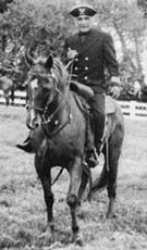 Thomas Weston Lindsey (4th Generation) riding for Captain Lindsey on his horse Parade.