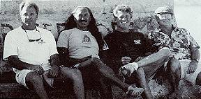Board of Directors for Pua Ka'ilima Surf Park: Dave Barclay, Tiger Espere, Bob Simms and Roger Harris.